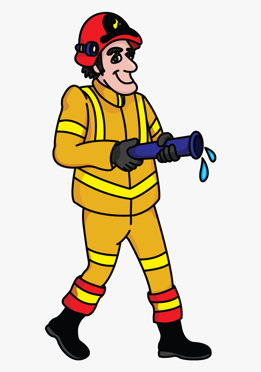 Clip Art Fireman Drawing Free Download, Transparent Clipart