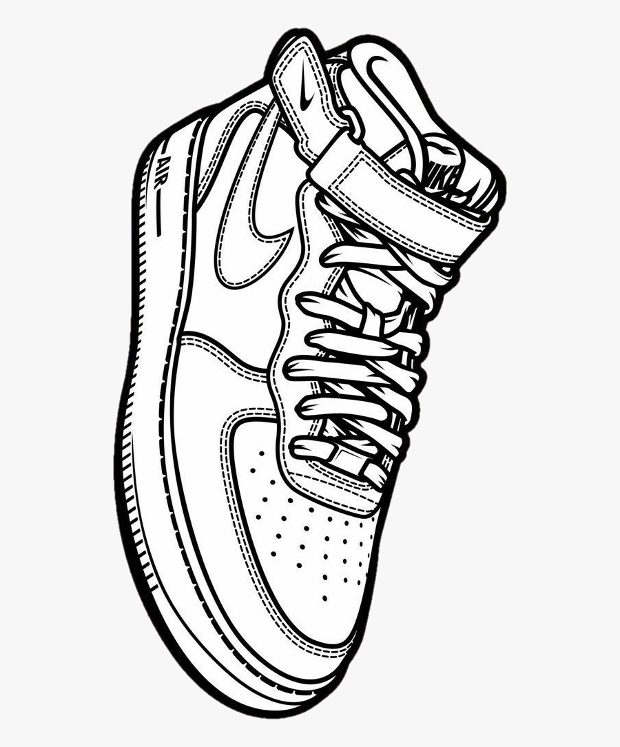#sneakers #shoes #nike #sneakerslover #nikeairforce1 - Nile Air Force 1, Transparent Clipart