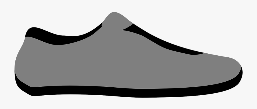 Sneaker, Running Shoe, Grey, Isolated, Workout - Silhueta Tenis Corrida Png, Transparent Clipart
