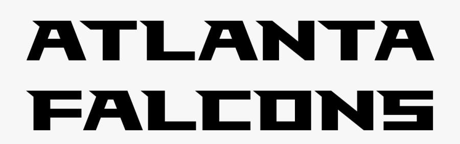 Clip Art Atlanta Falcons Font - Atlanta Falcons Font, Transparent Clipart