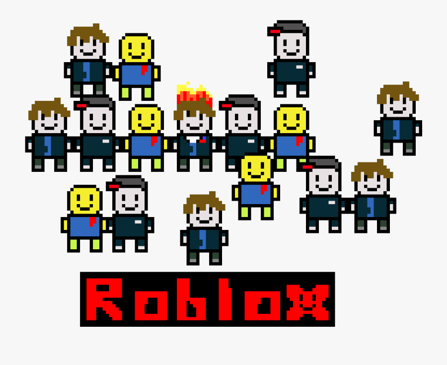 Roblox Guest Noob And Bacon Hair, Transparent Clipart