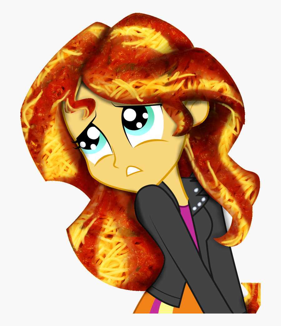 Sunset Shimmer Twilight Sparkle Mrs - My Little Pony Orange And Red, Transparent Clipart