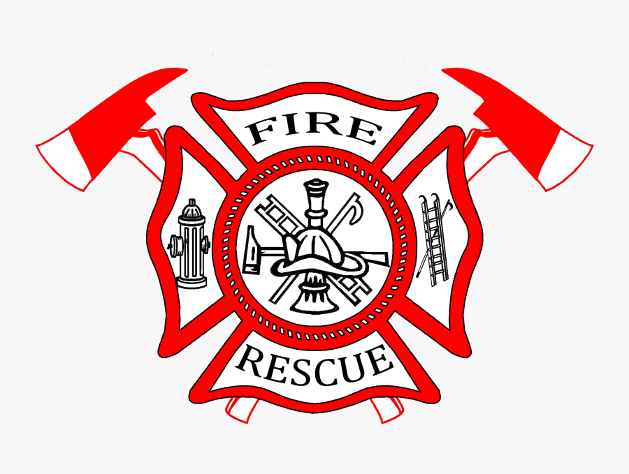 Clip Art Firemen Symbols - Fire Rescue Department Logo, Transparent Clipart