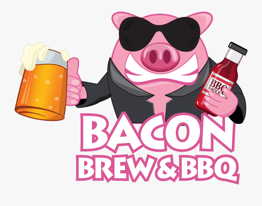 Bacon, Brew & Bbq, Transparent Clipart