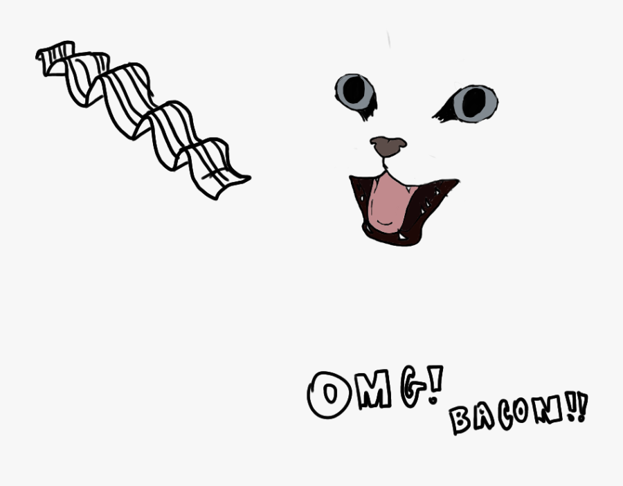 Bacon - Cartoon, Transparent Clipart