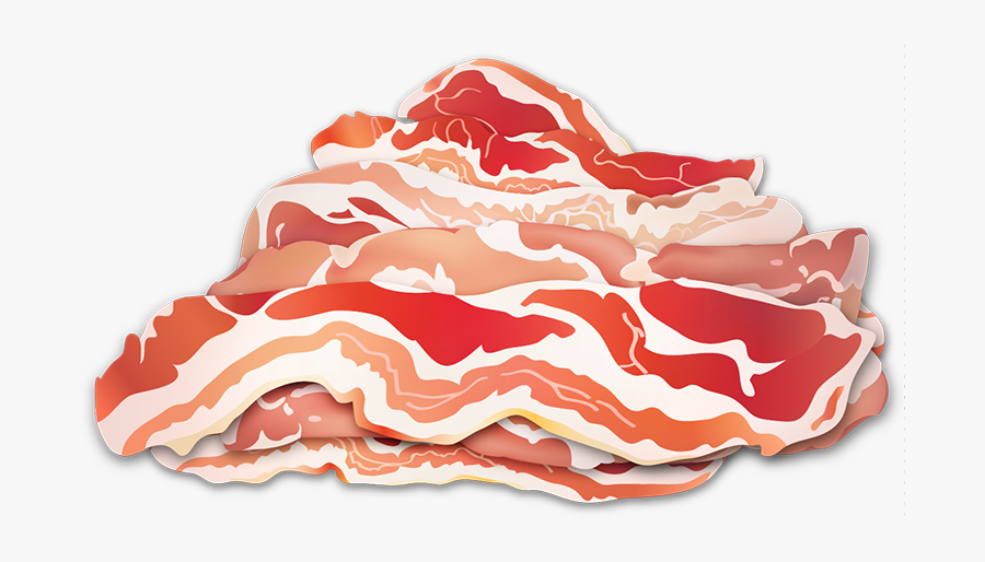 Bacon Cloud, Transparent Clipart
