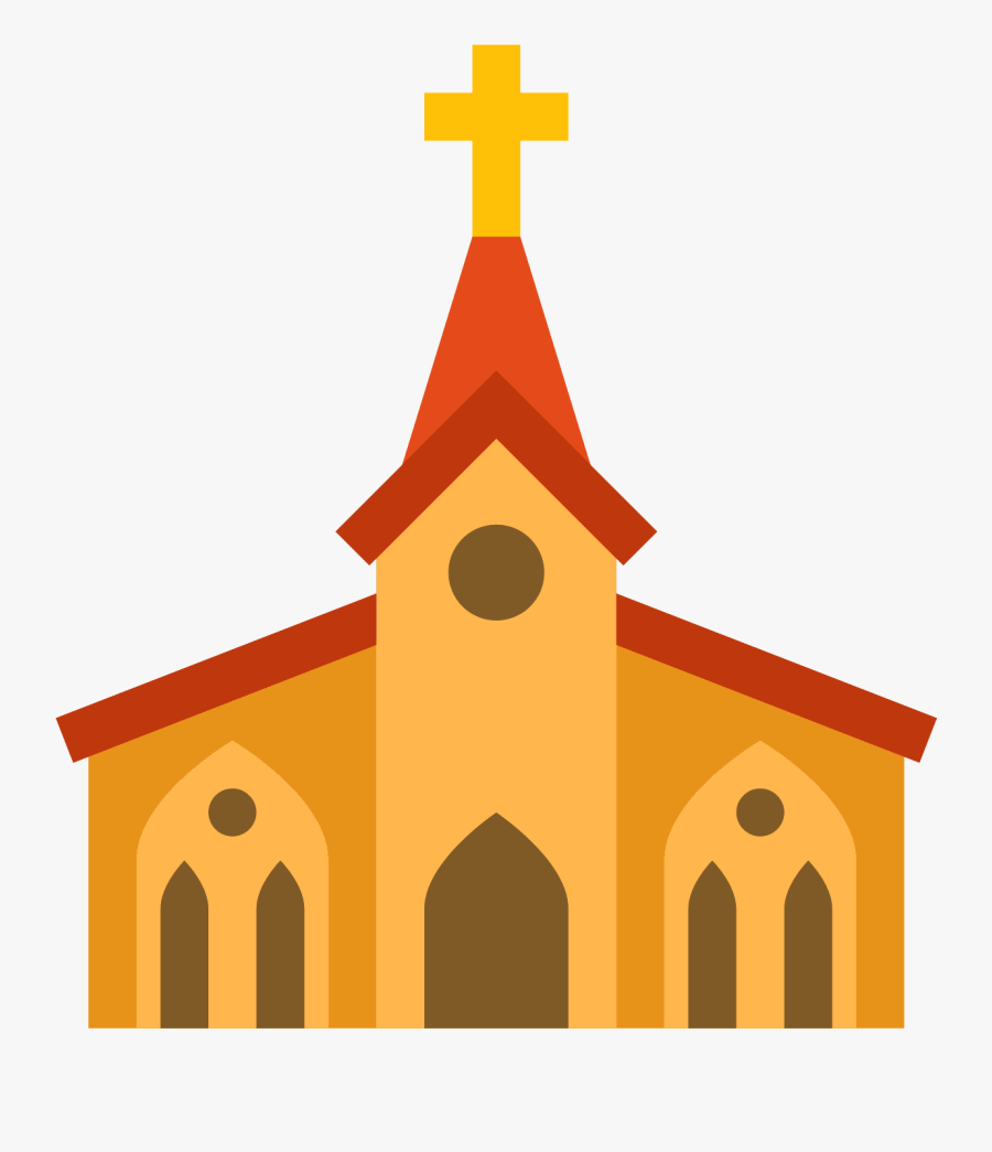Christian Church Png Clip Art Black And White, Transparent Clipart
