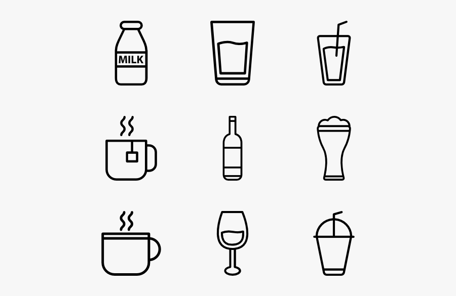 Drinks And Beverage, Transparent Clipart
