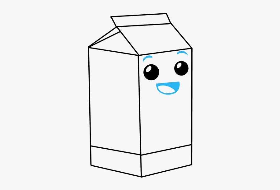 How To Draw Milk Carton - Milk Draw, Transparent Clipart