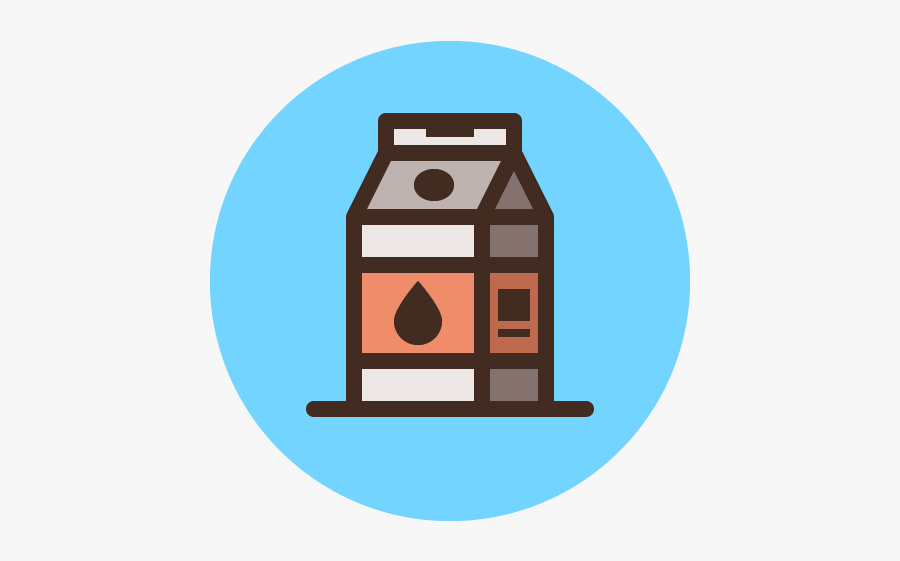 How To Design Milk Carton - Use Milk Icon, Transparent Clipart