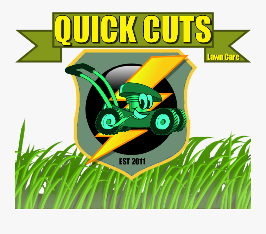 Quick Cuts Lawn Care - Cartoon Grass, Transparent Clipart