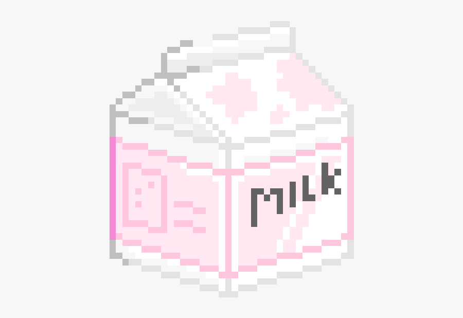 Milk Pixel, Transparent Clipart