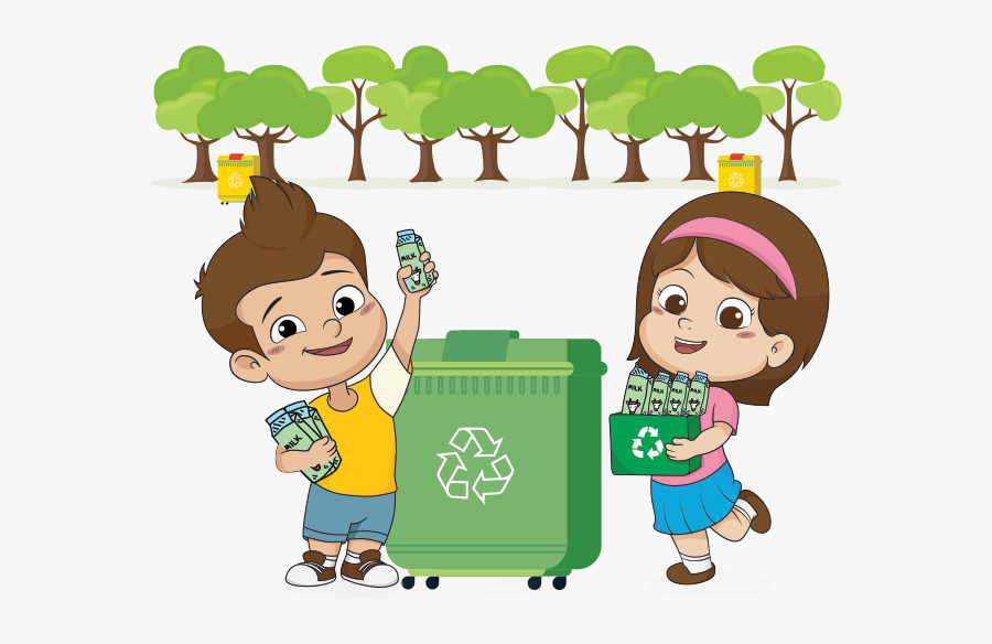 Thu Gom Hộp Sữa, Transparent Clipart