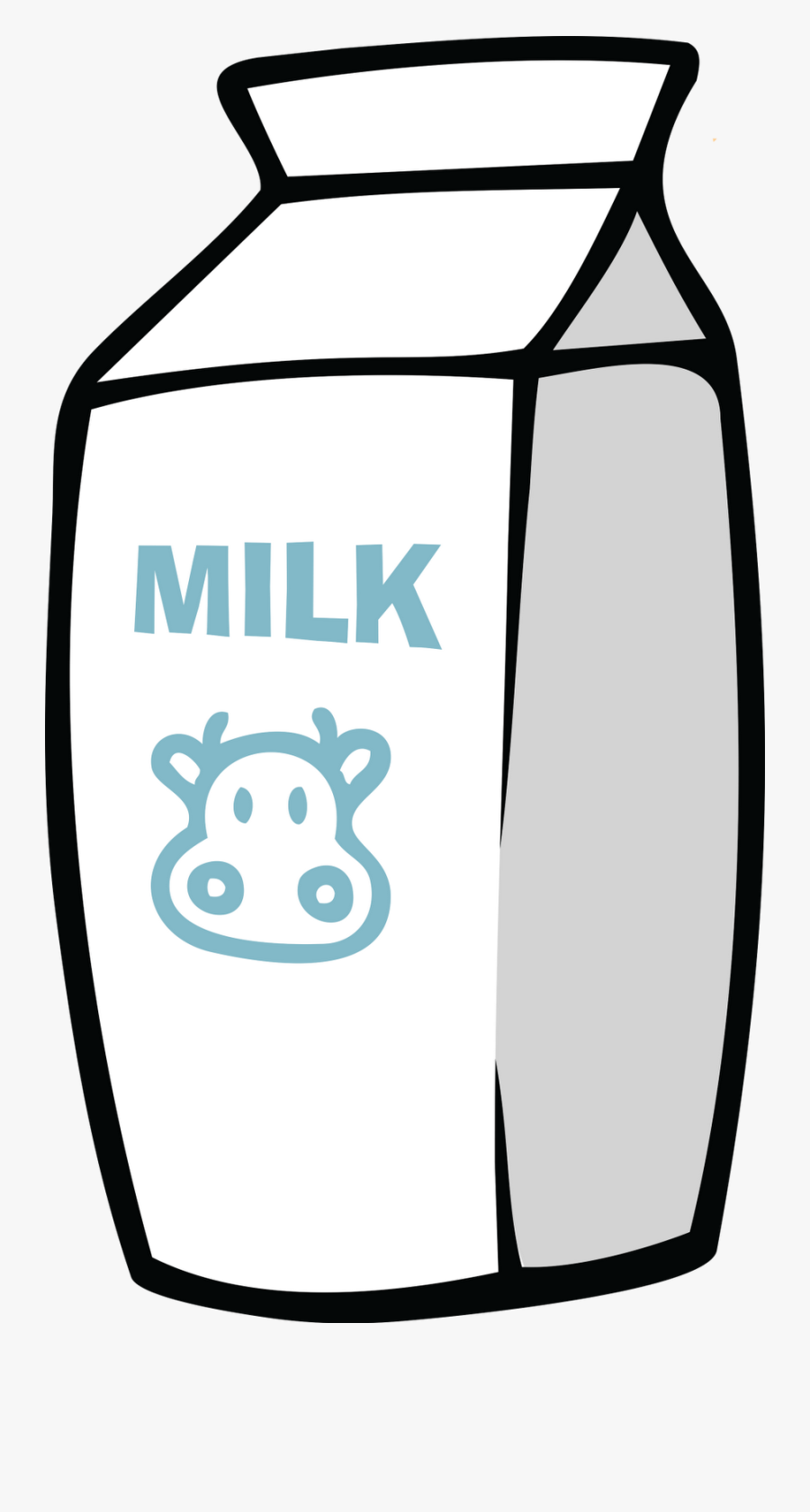 Animated Clipart Of Milk - Transparent Milk Carton Cartoon, Transparent Clipart