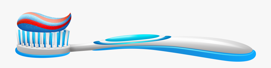 Toothbrush With Toothpaste Png Clip Art - Tooth Brush Clip Art , Free ...