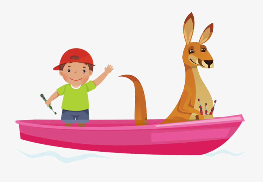 Canguru Na Bolsa Desenho, Transparent Clipart