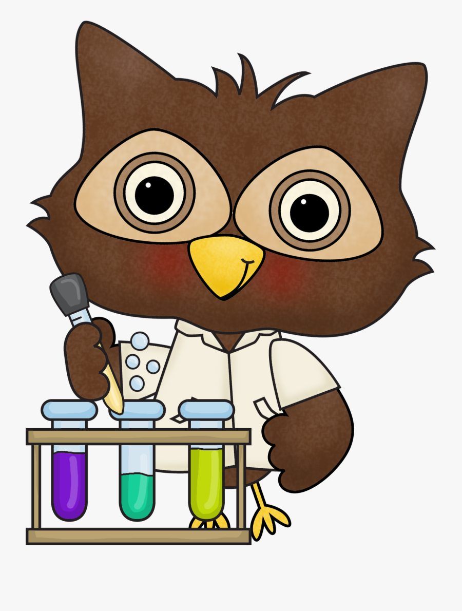Transparent Scientific Calculator Clipart - Scientist Owl, Transparent Clipart