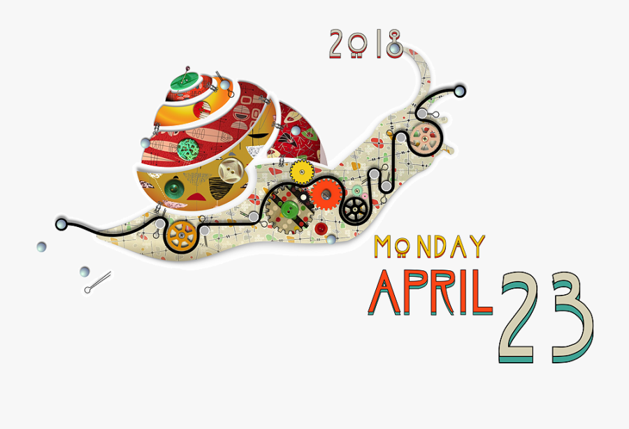 Monday, April 23,, Transparent Clipart