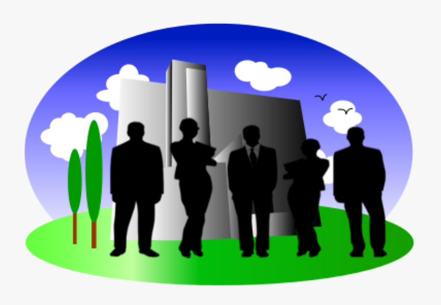 Transparent Businessman Silhouette Png - Building Clip Art, Transparent Clipart