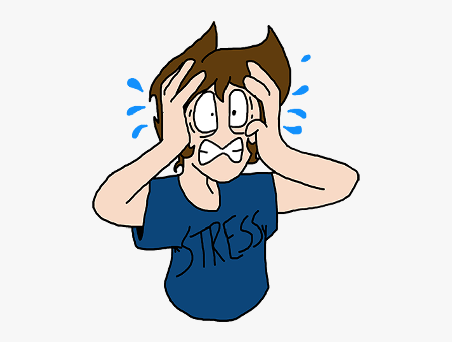 Stressed Out Cartoon Png, Transparent Clipart