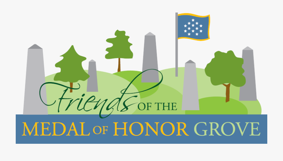 Friends Of The Medal Of Honor Grove, Transparent Clipart