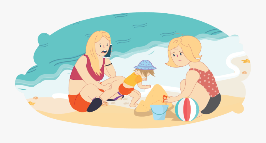 Young Adult On Phone Not Wanting To Participate In - Stress Kids Helpline, Transparent Clipart