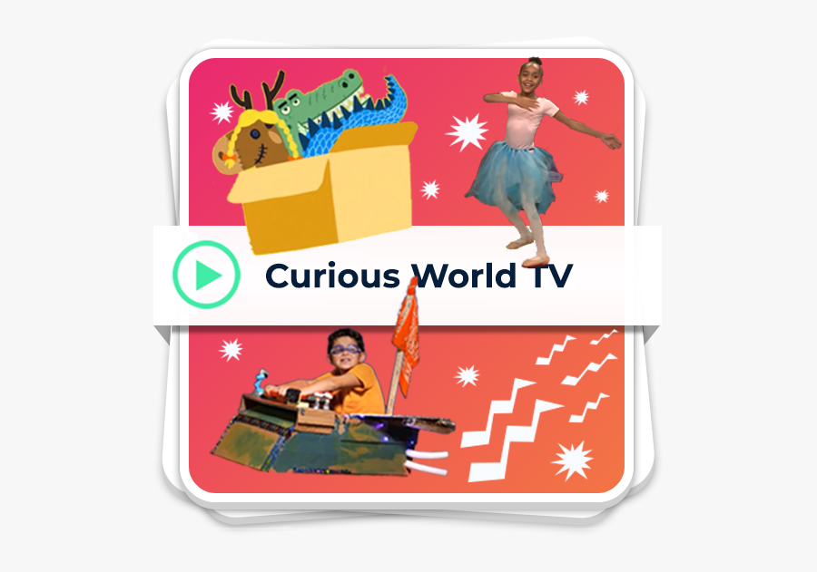 Curious World Tv Fancy Dress - Cartoon, Transparent Clipart