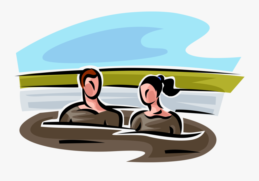 Mud Bath Spa Therapy - Mud Bath Clipart, Transparent Clipart