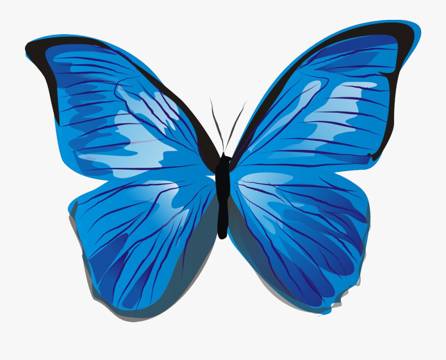 Butterfly Images, Blue Butterfly, Clip Art Free, Free - Blue Butterfly Clipart Png, Transparent Clipart