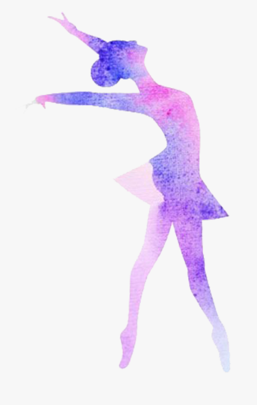 Clip Art Pictures Of Ballet Dancers - Ballet Dancer Purple, Transparent Clipart