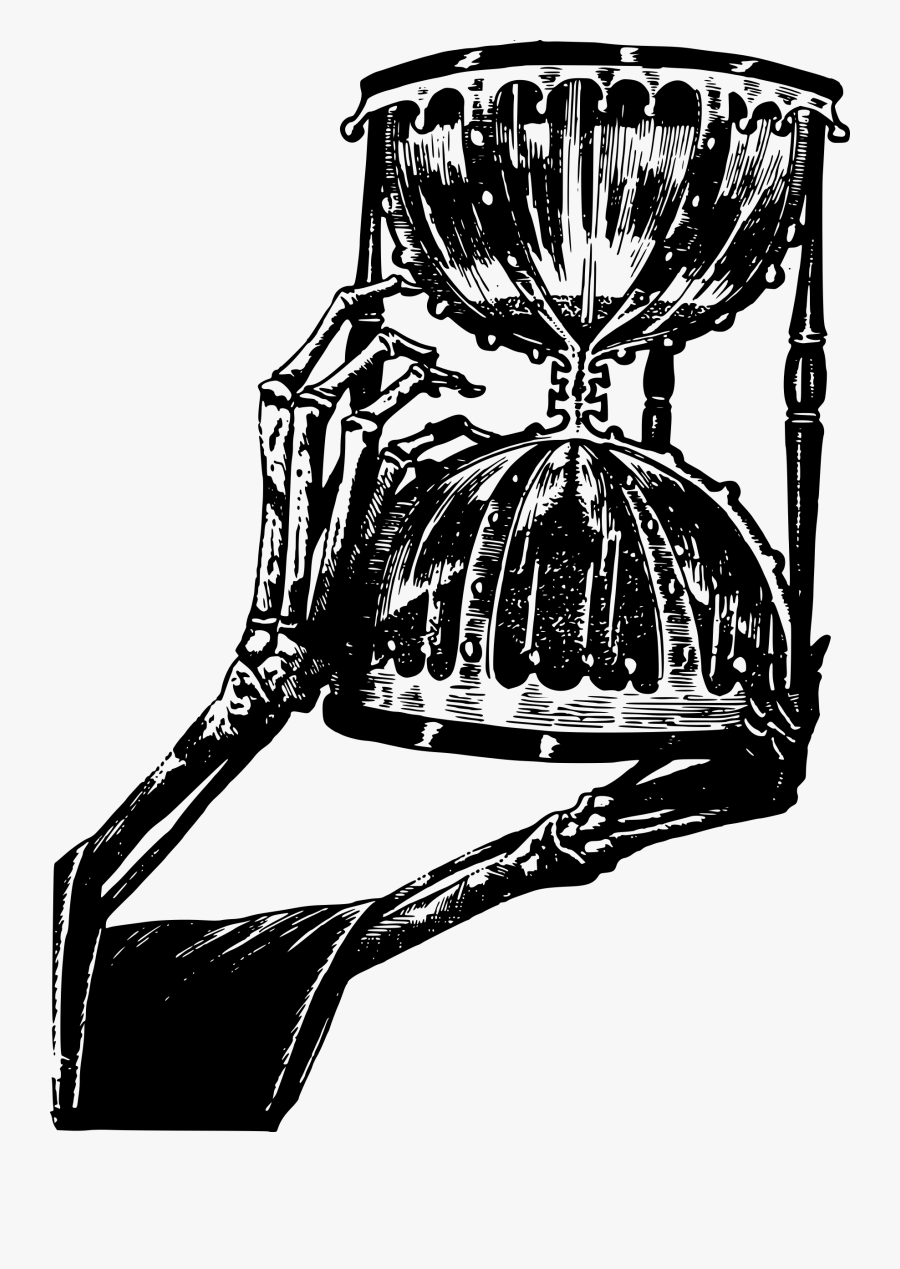 Death And The Hour Glass - Reloj De Arena Y La Muerte, Transparent Clipart