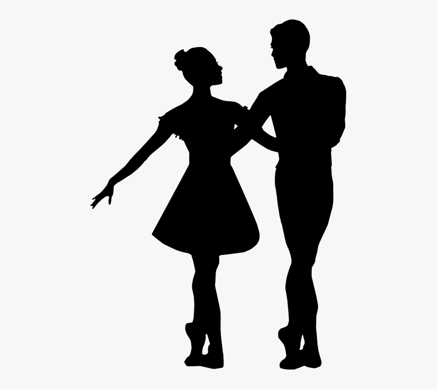 Ballet Couple, Man And Woman Ballet, Boy And Girl - Boy Ballet Illustration Silhouette, Transparent Clipart