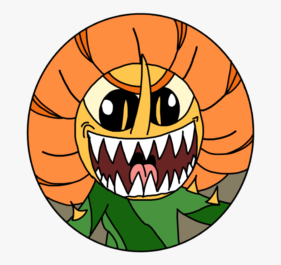 Cagney Carnation Death Icon - Cagney Carnation Cuphead Bosses Icon, Transparent Clipart