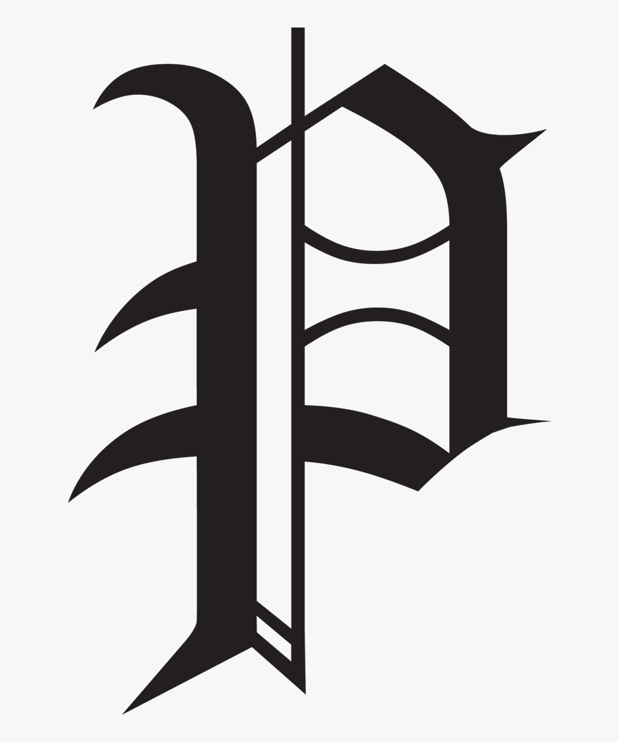 Death Note Font P Clipart , Png Download - Old English Font Letter P, Transparent Clipart