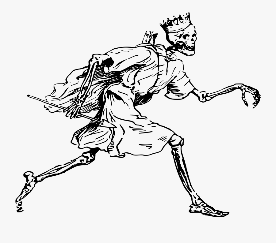 King Of Death Clip Arts - Death With Crown, Transparent Clipart
