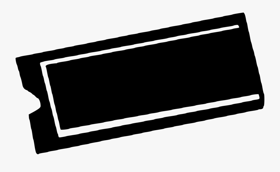 Tickets Clipart Black And White, Transparent Clipart