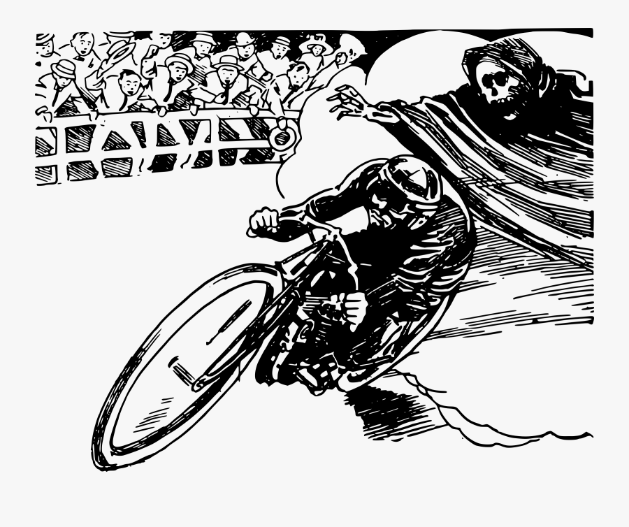 Fast Bike And Death Clip Arts - Bicycle, Transparent Clipart