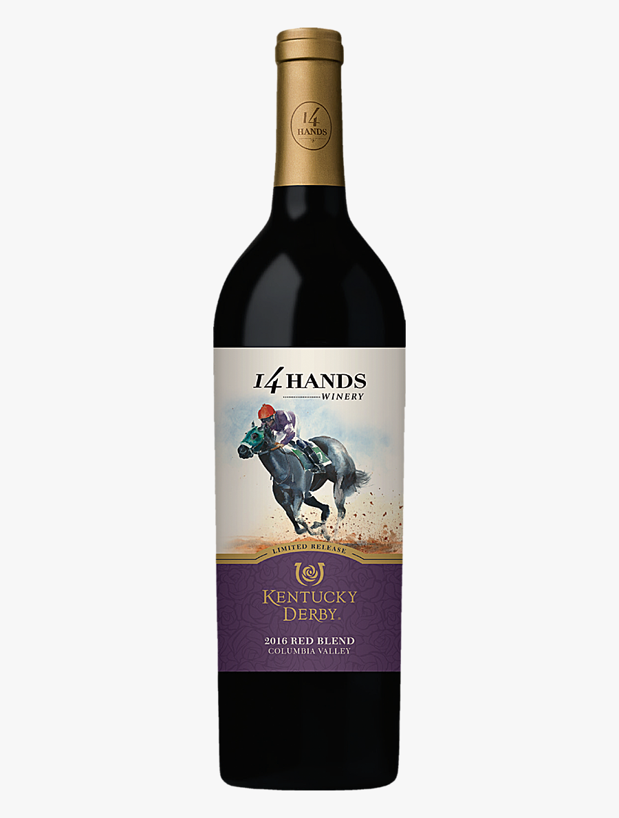 14 Hands Kentucky Derby® Limited Release Red Wine Blend - 14 Hands Kentucky Derby 2019, Transparent Clipart
