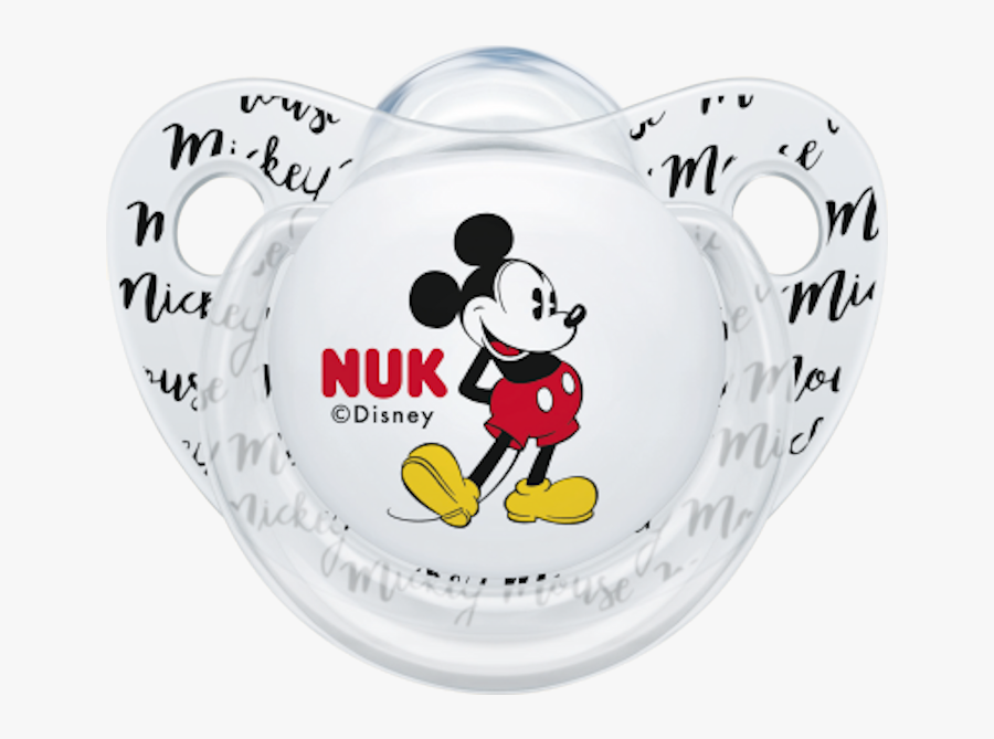 Nuk Baby Disney Mickey Soother Pacifier 6-18 Months - Pacifier, Transparent Clipart