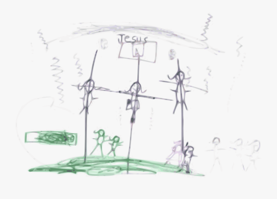 Kindergarten Art Jesus Death Burial - Illustration, Transparent Clipart