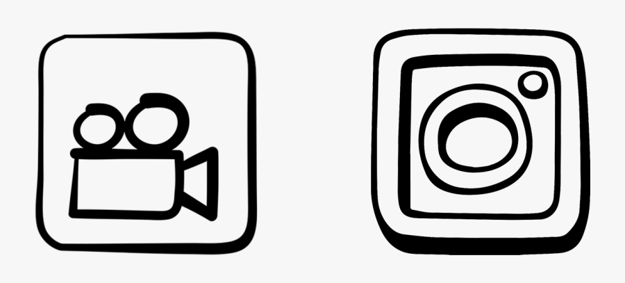 Instagram Video Icon Png - Instagram Lines Icon, Transparent Clipart