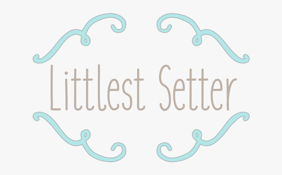 Littlest Setter - Calligraphy, Transparent Clipart
