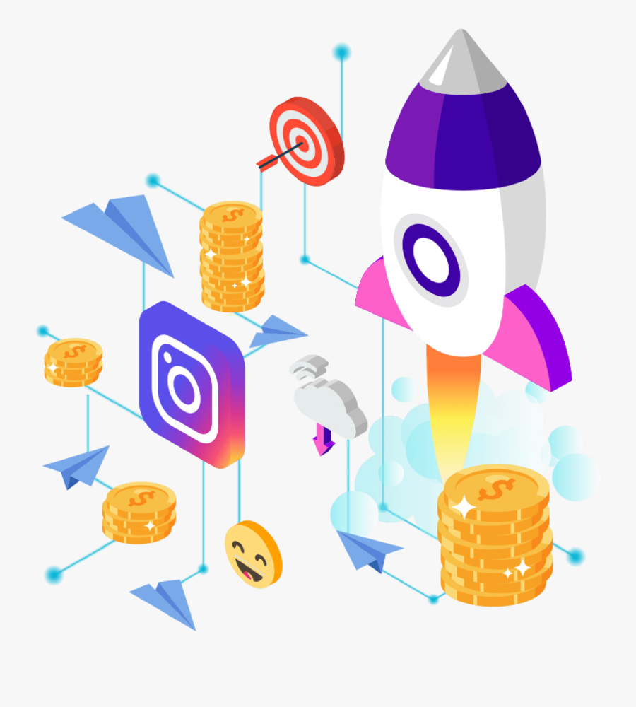 Skyrocket Your Instagram Sale, Transparent Clipart