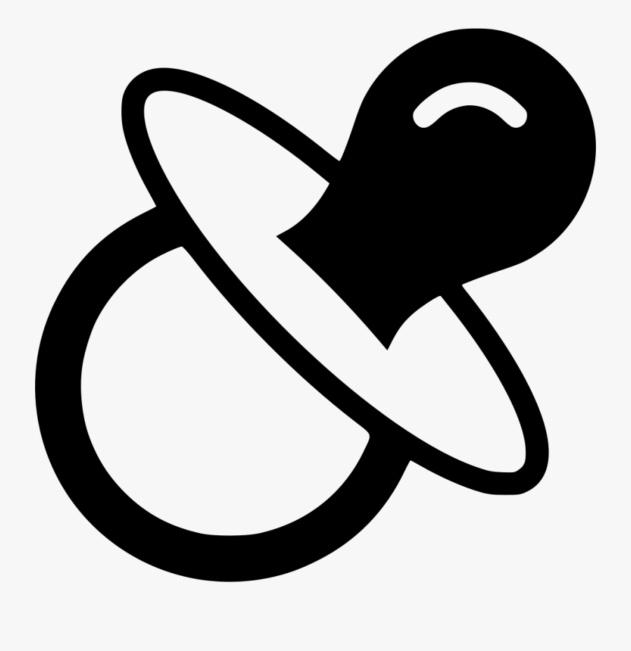 Line Art,clip Art,coloring And White - Pacifier Icon Png, Transparent Clipart