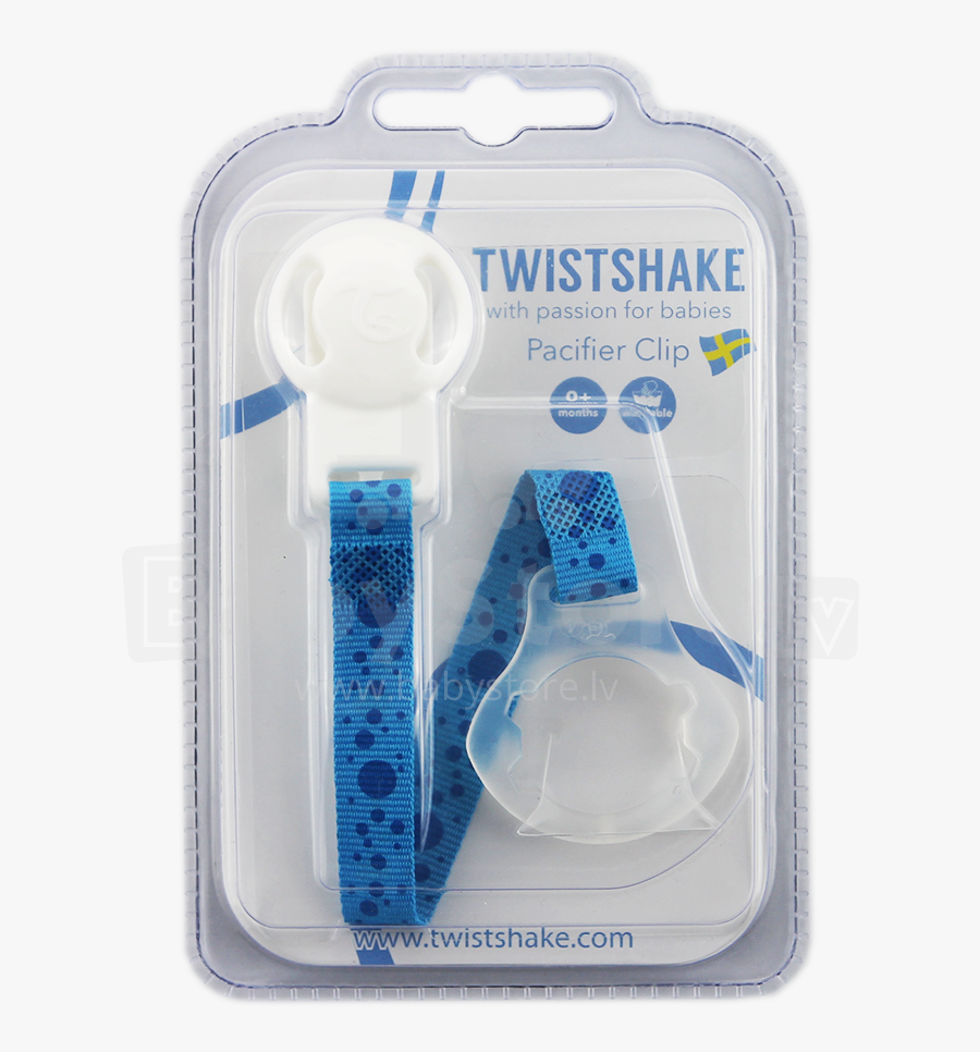 Twistshake Pacifier Clip Art - Twistshake Pacifier Clip White, Transparent Clipart