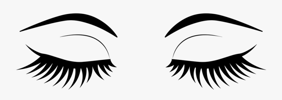 Closed Women Eyes Eyelashes Eyebrow Eye Face Human Eyebrow And Eyelash Svg Free Transparent Clipart Clipartkey