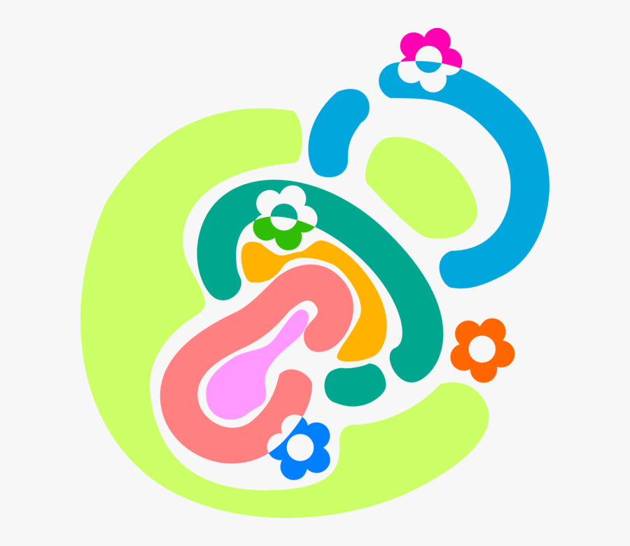 Vector Black And White Baby Image Illustration Of - Illustration, Transparent Clipart