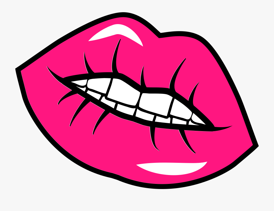 Transparent Lipstick Clipart Png - Clipart Eyelash And Lips, Transparent Clipart