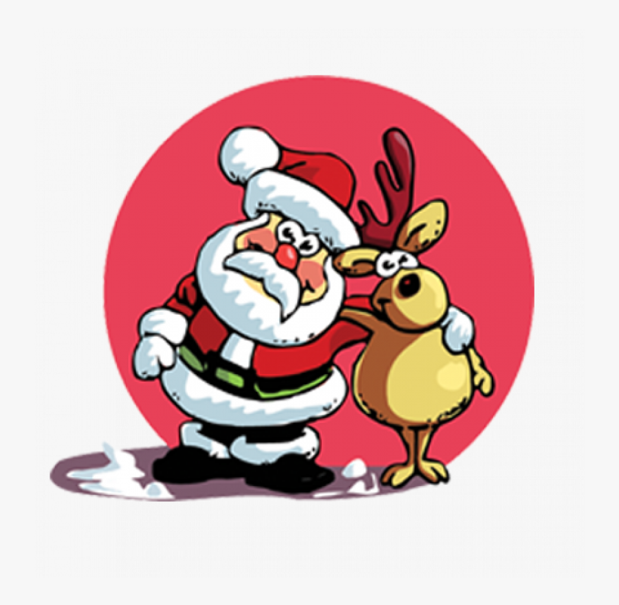 Christmas Cartoon Santa Cute, Transparent Clipart