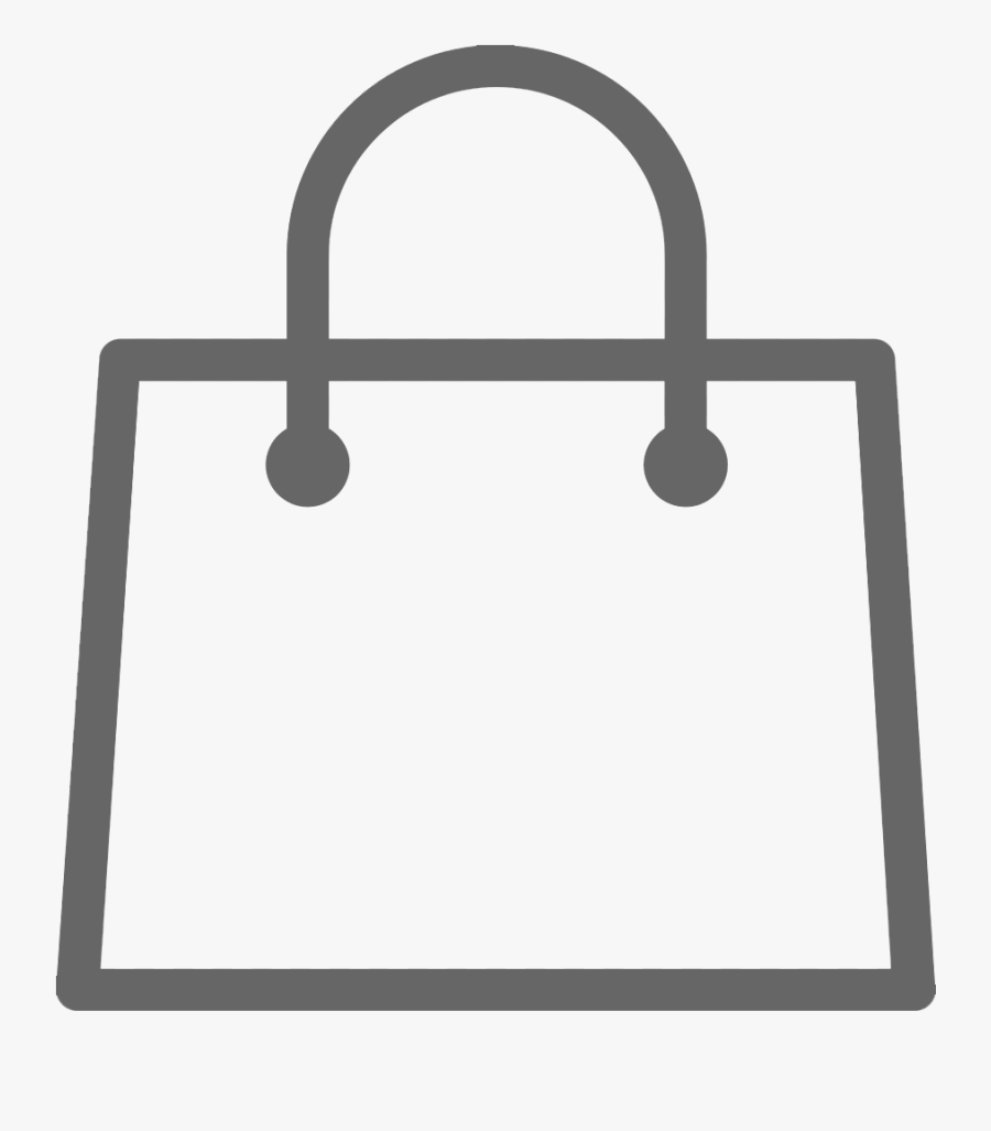 Shopping Bag Icon Svg, Transparent Clipart